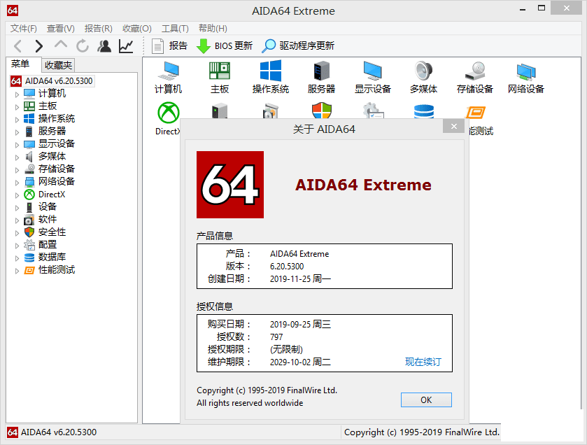 AIDA64 v6.20.5300 ȫͰİ汾 ɫ棨PCӲ⹤ߣ-3.png