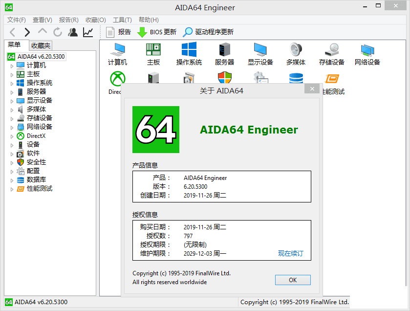 AIDA64 v6.20.5300 ȫͰİ汾 ɫ棨PCӲ⹤ߣ-2.png