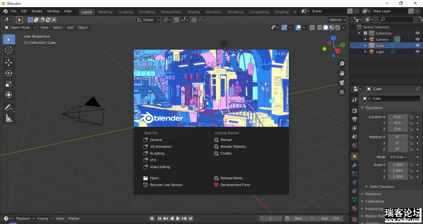 ά Blender 3D 2.82 ɫЯ-1.png