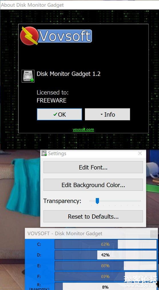 ̼СߡDisk Monitor Gadget 1.2 ļ-1.jpg